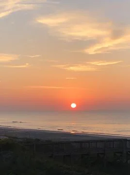 Sunrise at the Beach Foto stock