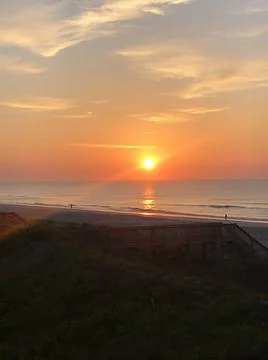Sunrise at the Beach Foto stock