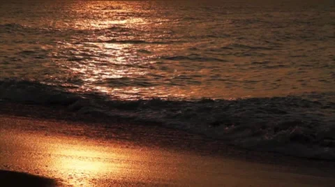 Sunrise Beach Seamless Loop Stock Footage 7759470