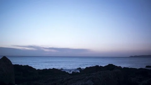 Sunrise Beach Timelapse Stock Footage 81499990