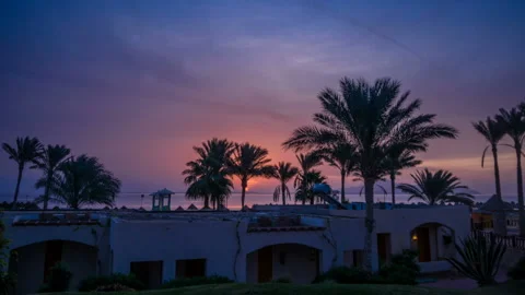 Sunrise on the beach timelapse Stock Footage 172159035