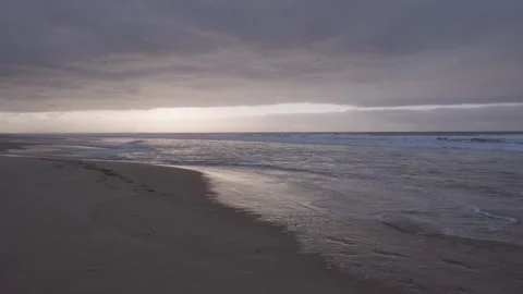 Sunrise Beach Walk Stock Footage 145928676