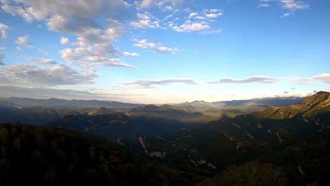 Sunrise in the beautiful mountains. Video stock 153517000