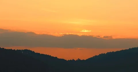 Sunrise with beautiful sky and clouds Stock Footage 117454064