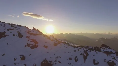 Sunrise Behind The Rocks 스톡 동영상 80365809