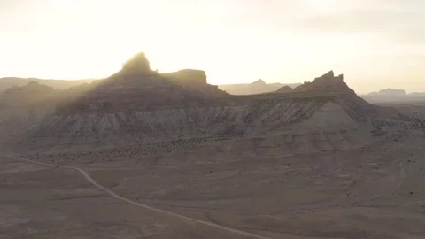 Sunrise behind Window Blind Peak Stock Footage 154335083