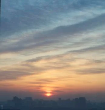 Sunrise in beijing Stock Photos