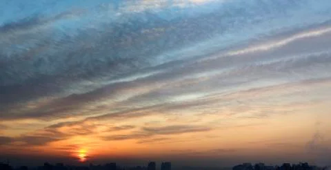 Sunrise in beijing Stock Photos