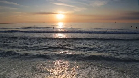Sunrise at the Black Sea Stock Footage 80279725