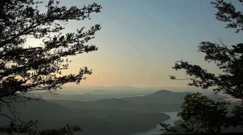 Sunrise On Blue Ridge Stock Footage 952083