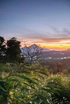 Sunrise with blur effect Stock Photos