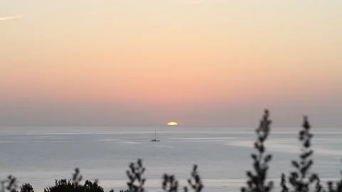 Sunrise with boat 動画素材 149619867