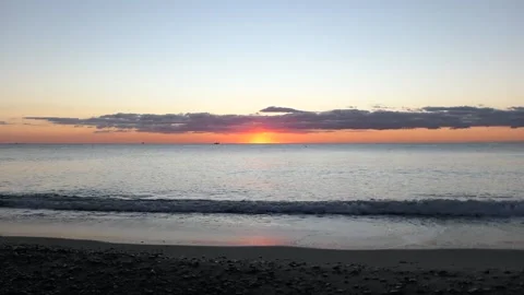 Sunrise with Boat Video stock 172237118