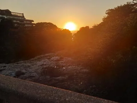 Sunrise from Bridge Stock Photos