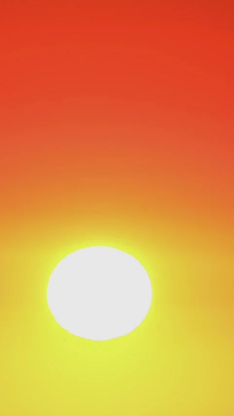 Sunrise with bright sunlight and warm colors Stock Footage 345226403