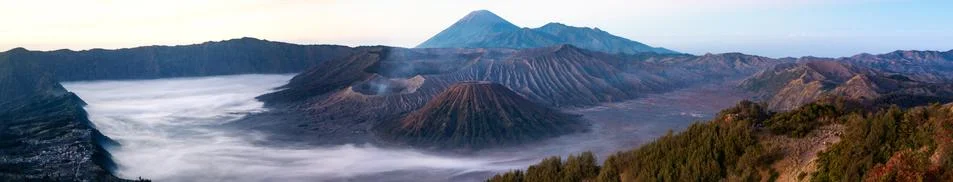 The sunrise of the Bromo volcano, Shot in Java, indunesia Stock-Fotos