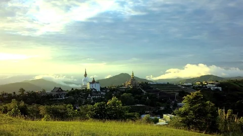 Sunrise at camp son. Stock Footage 111579123