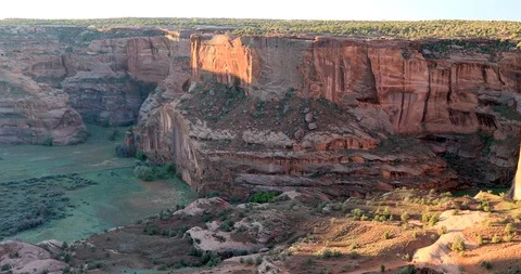 Sunrise at the Canyon Stock Footage 111612589