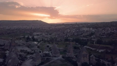 Sunrise in Cappadocia Stock Footage 90570269