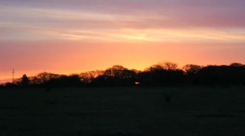 Sunrise car Video stock 689503