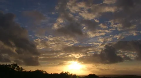 Sunrise in the caribbean Stock Footage 11901337