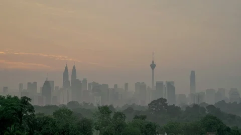 Sunrise Changkat Tunku Stock Footage 121132387