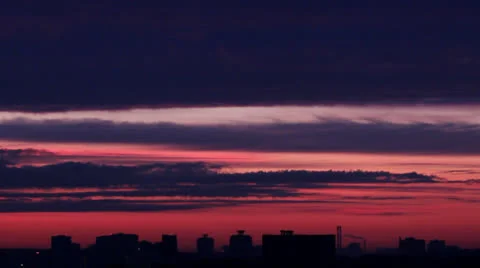 Sunrise in the city Stock Footage 23896357