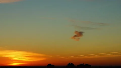 Sunrise in The City Stock Footage 68094184