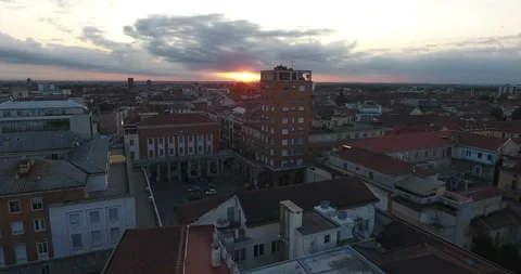 Sunrise on the city Video stock 147682488