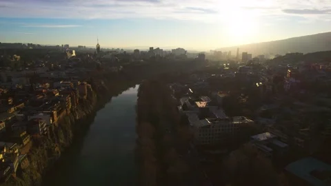 Sunrise in the city Stock Footage 168933011