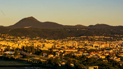 Sunrise clermont-ferrand Stock Footage 149942735