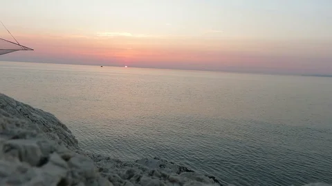 Sunrise from the cliffs Stock Footage 95866026