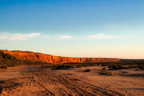 Sunrise on the Cliffs Foto stock