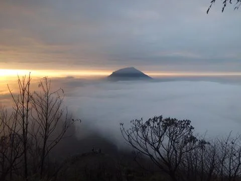Sunrise cloud view Stock Photos