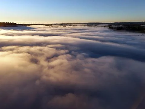 Sunrise In The Clouds 1 Stock Photos