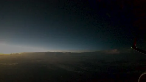 Sunrise in the clouds 4 Stock Footage 208165294