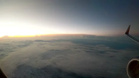 Sunrise in the clouds 6 Stock Footage 208171502