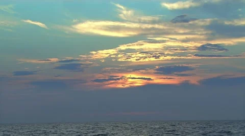 Sunrise Clouds Stockbeeldmateriaal 7904146