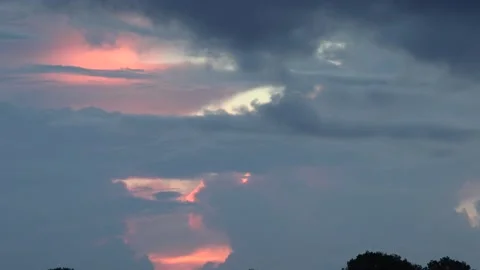 Sunrise clouds over Florida. 4K Video stock 139242251