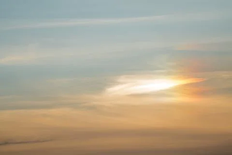 Sunrise with clouds Foto stock