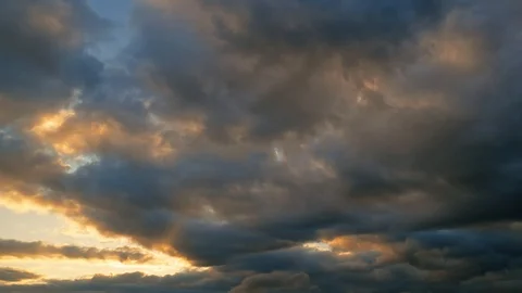 Sunrise clouds time lapse  Видео 128282397