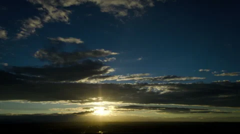 Sunrise Clouds Timelapse Stock Footage 41482375