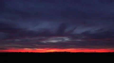 Sunrise with clouds timelapse Stock Footage 59934695