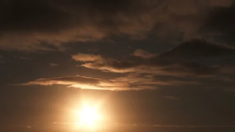 Sunrise Cloudscape Timelapse Night To Day Stock Footage 126944409