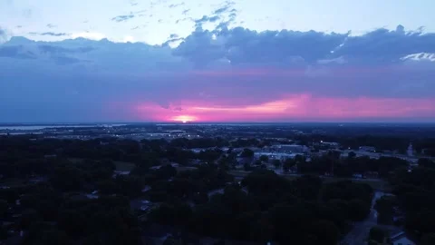  Sunrise Cloudy morning  Stock Footage 243766649