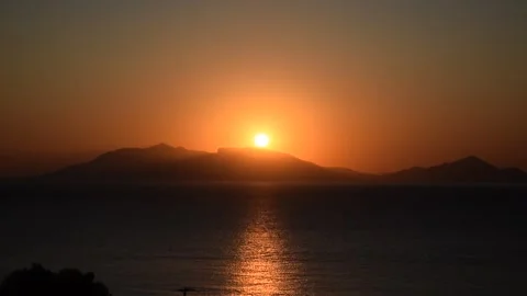 Sunrise on the coast of Kos Stock Footage 265658081