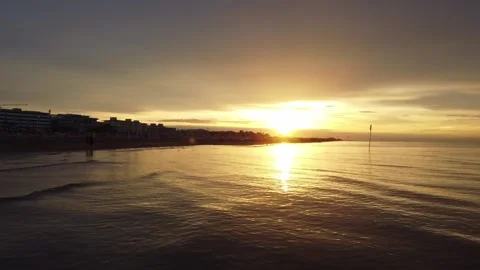 Sunrise on the Coast Summer Stock Footage 231104803