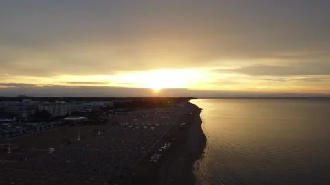 Sunrise on the Coast Summer Stock Footage 231105134