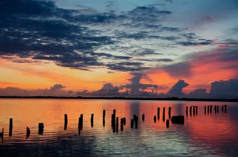 Sunrise in Cocoa Stock Photos