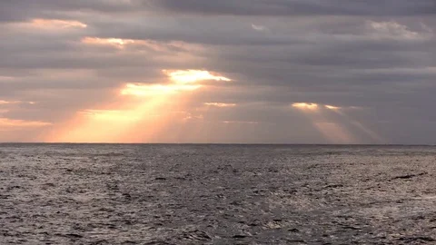A sunrise on the Costa Brava of Girona Stock Footage 84265161
